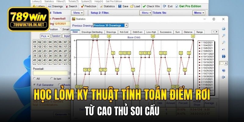 Học lỏm kỹ thuật tính toán điểm rơi từ cao thủ soi cầu